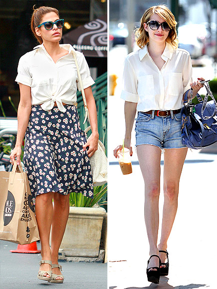 FASHION WAR: Eva Mendes vs. Emma Roberts