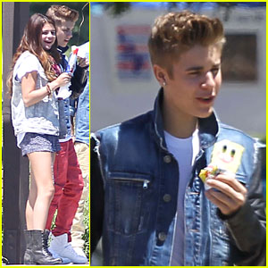 Justin Bieber in Selena Gomez: Ujeta med lizanjem!
