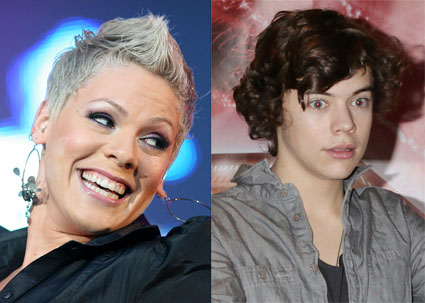 Opa! Harry iz One Direction: Hoče ga Pink?