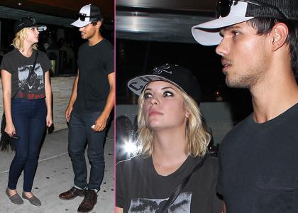 Opa! Taylor Lautner in Ashley Benson skupaj na večerji!