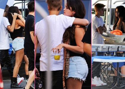 Foto: Justin Bieber in Selena Gomez: Romantika na snemanju filma!