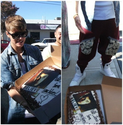 Justin Bieber: Oboževalcem je kupil Believe torto!