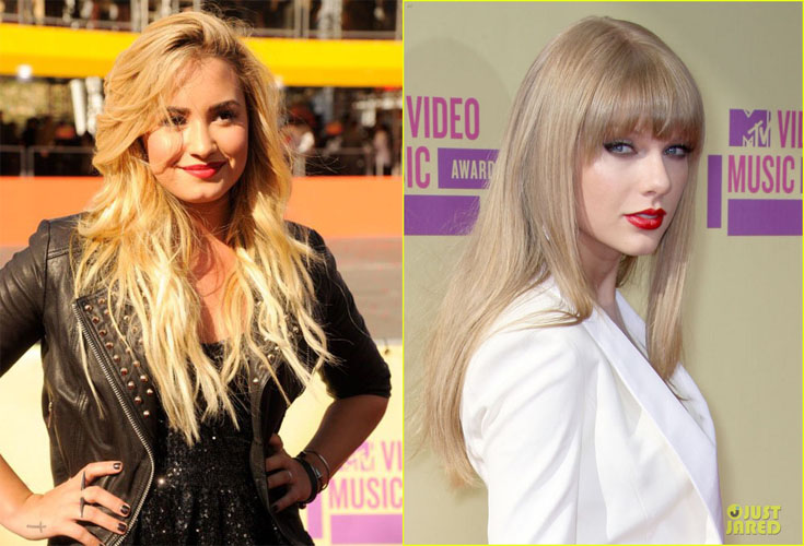 Vroče! Demi Lovato in Taylor Swift obe nastopili na MTV video nagradah!