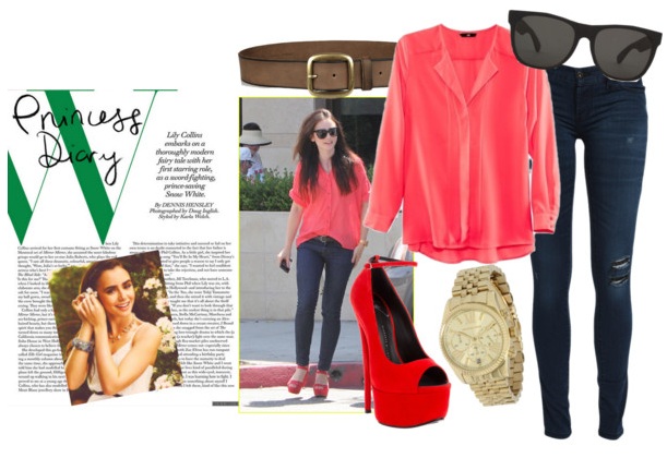 Obleci se kot Lily Collins