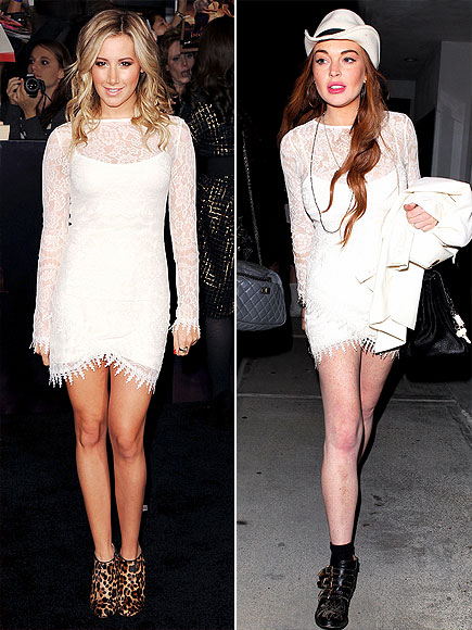 FASHION WAR: Ashley Tisdale vs. Lindsay Lohan