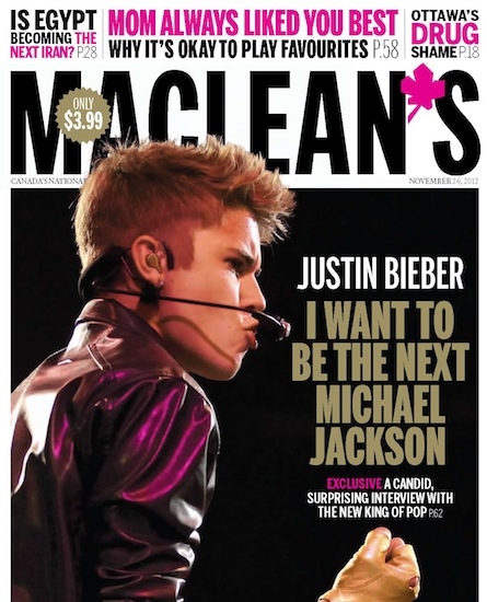 Justin Bieber: Hočem biti naslednji Michael Jackson!