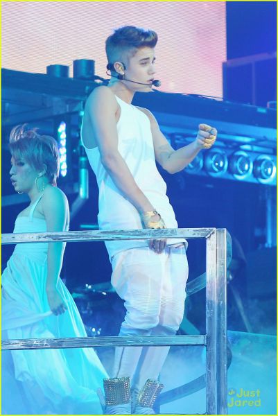 Foto: Justin Bieber: Spet nastopil na prizorišču filma Never Say Never!