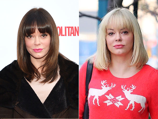 HAIRSTYLE WAR: Rose McGowan