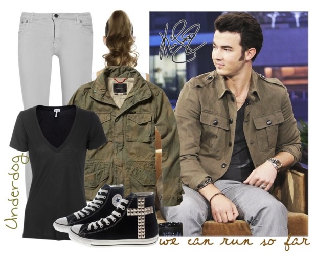 Obleci se kot Kevin Jonas