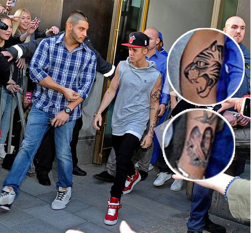 Šok! Justin Bieber: Tetovirati si je dal Seleno Gomez?!