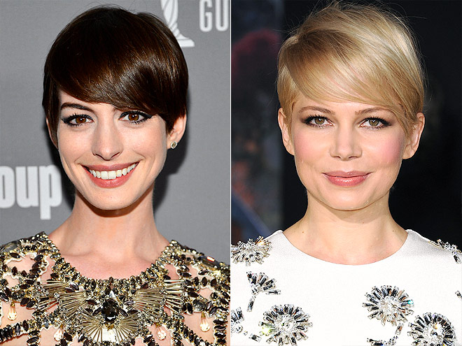 HAIRSTYLE WAR: Anne Hathaway vs. Michelle Williams
