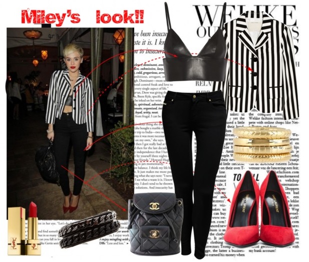 Obleci se kot Miley Cyrus