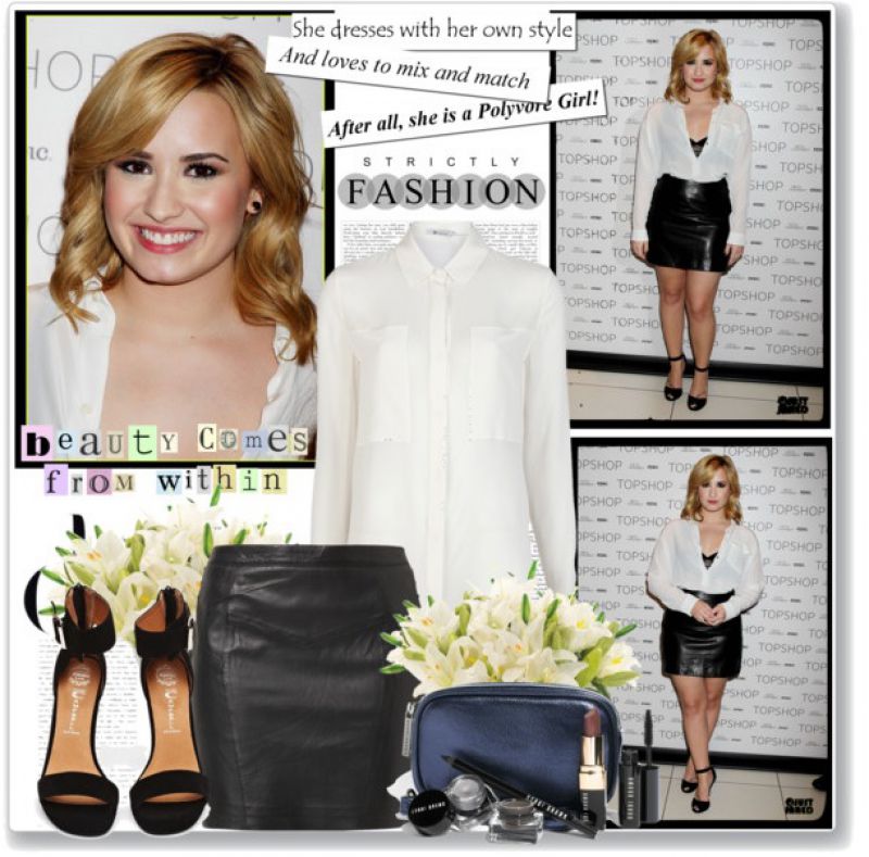 Obleci se kot Demi Lovato