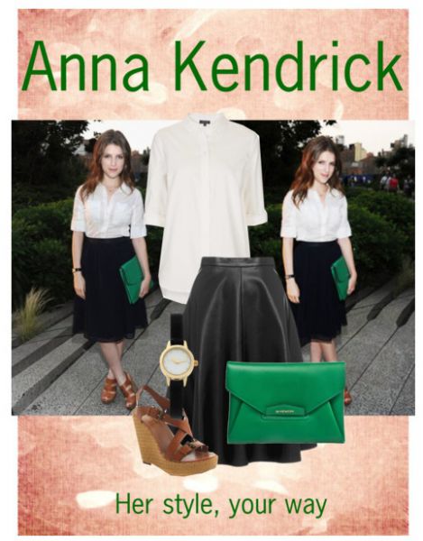 Obleci se kot Anna Kendrick