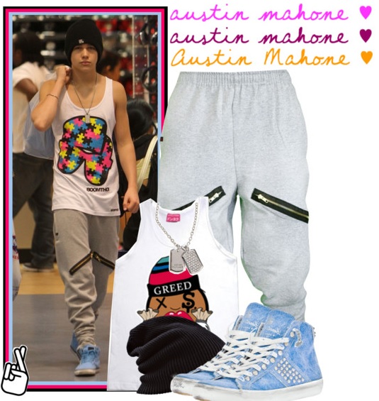 Obleci se kot Austin Mahone