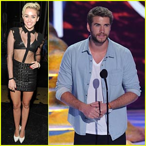 Foto: Miley Cyrus in Liam Hemsworth na TCA!