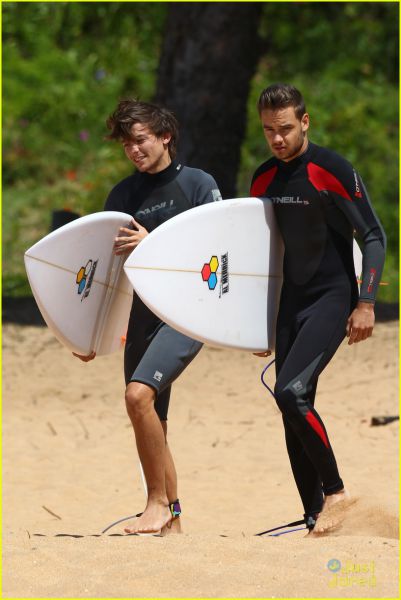 FOTO: Liam in Louis iz 1D: Surfala sta!