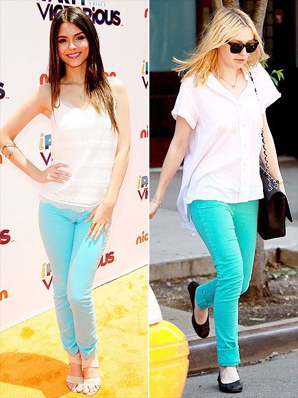 Fashion war: Victoria Justice vs. Dakota Fanning