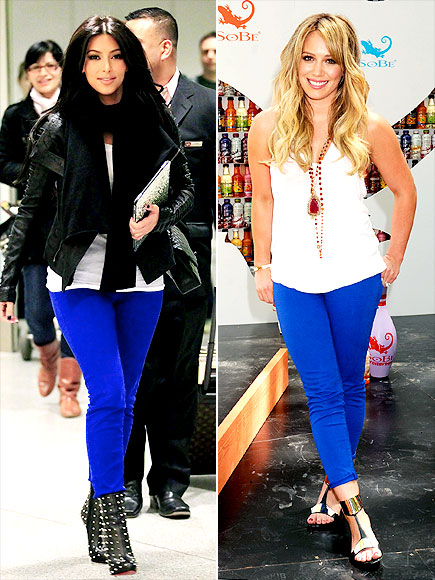 Fashion war: Kim Kardashian vs. Hilary Duff
