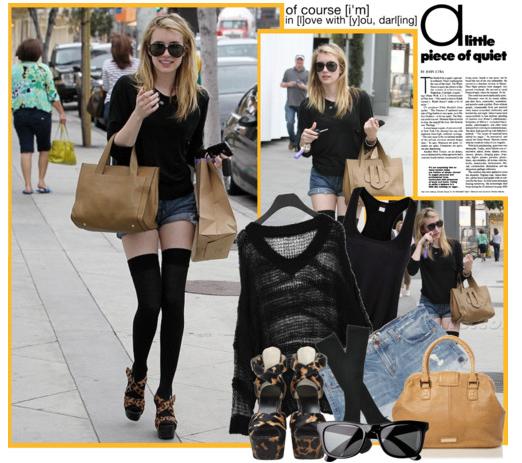 Obleci se kot Emma Roberts
