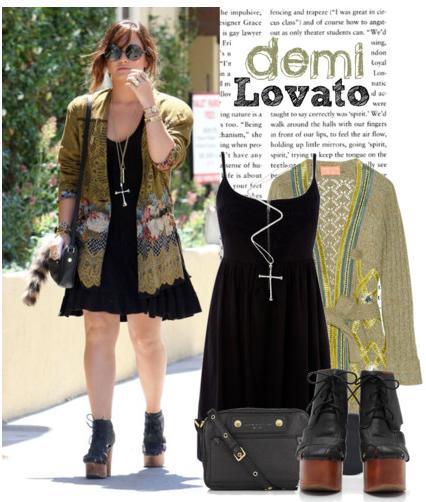 Obleci se kot Demi Lovato
