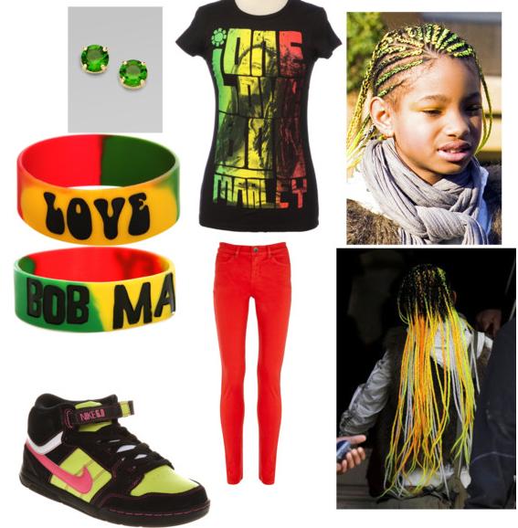 Obleci se kot Willow Smith
