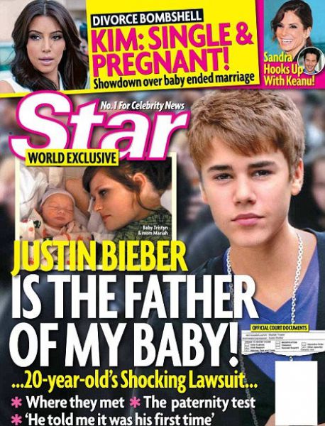 Šok! Justin Bieber: Z domnevno mamo svojega sina bi naj izgubil nedolžnost!