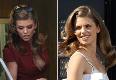 UPS! AnnaLynne McCord: Zaradi preglobokega dekolteja pokazala dojko!