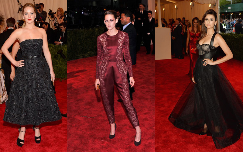 Jennifer Lawrence, Kristen Stewart in Nina Dobrev: Poglej si jih na Met Gala!