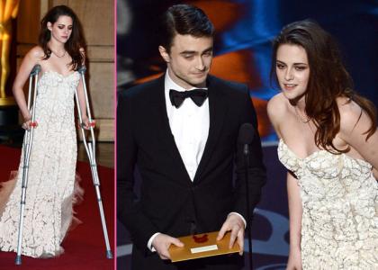 Opa! Daniel Radcliffe: Kristen Stewart je hotel kar objeti in jo nesti na oder!