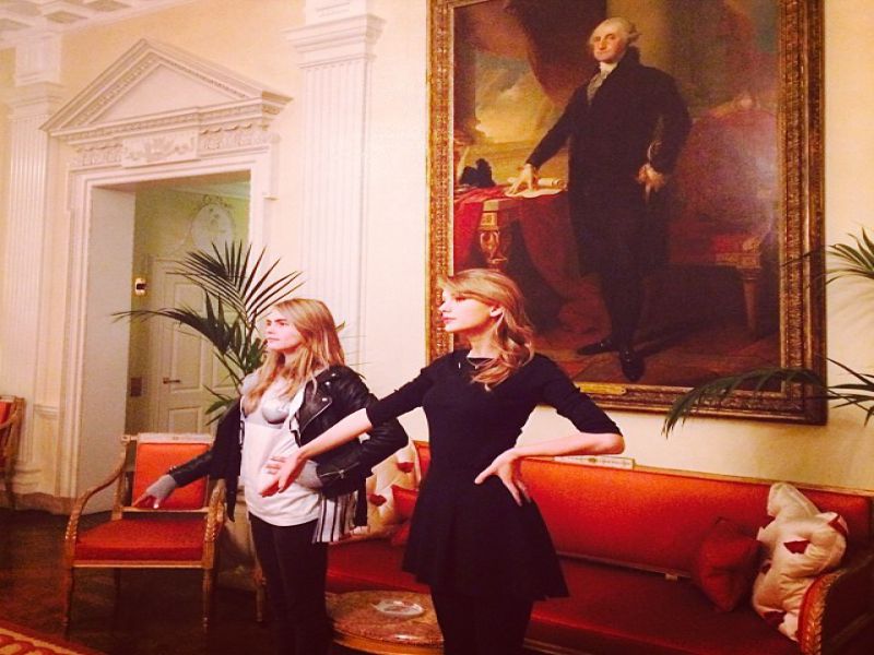 Taylor Swift, Ed Sheeran in Cara Delevingne: Zabavali so se v troje!
