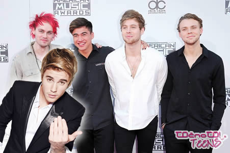 VROČE! 5SOS si obupno želijo spoprijateljiti z Justinom Bieberjem!