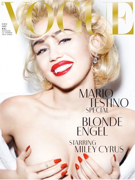 Miley Cyrus: Provokativno pozira za nemški Vogue!