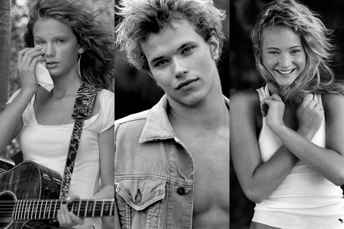 Taylor, Jennifer, Emma, Kellan, Jesse: Preden so zasloveli, so pozirali za trgovino z oblačili!