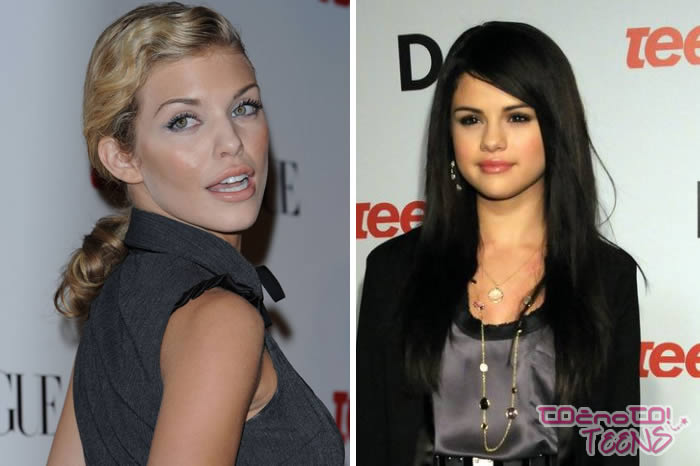 Selena, Miranda in AnnaLynne na zabavi Vogue