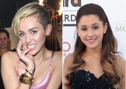 Miley Cyrus: Za Ariano Grande je napisala pesem kar med tuširanjem!