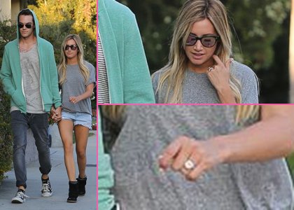 Foto: Ashley Tisdale: Pokazala je svoj zaročni prstan!