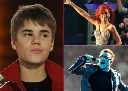 VROČE: Justin Bieber: Z Rihanno in U2 bo posnel album za pomoč Japonski!