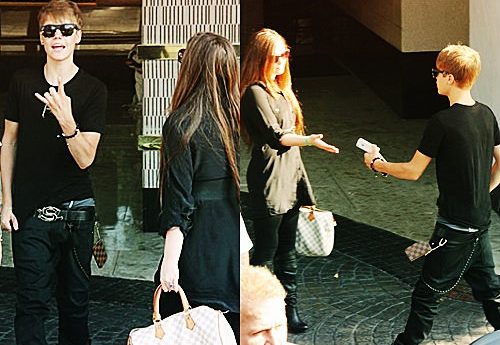 UJET Justin Bieber dobil se je s svojo bivšo