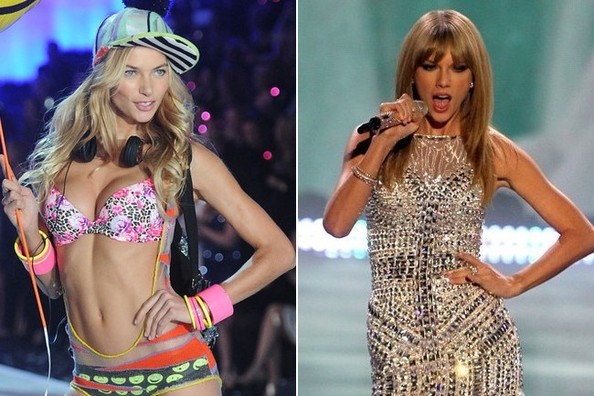 Taylor Swift: Koga ni navdušila na reviji Victorias Secret?