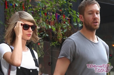 UAU! Taylor in Calvin na zmenek povabila oboževalca!