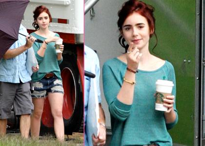 Foto: Lily Collins: Za nov film postala rdečelaska!