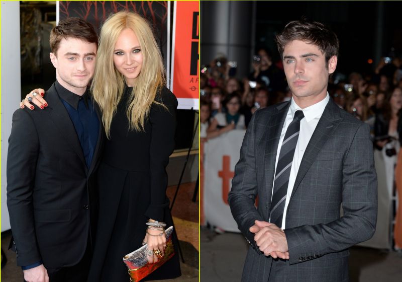 FOTO: Daniel Radcliffe in Zac Efron: Na isti dan oba s premiero novega filma!