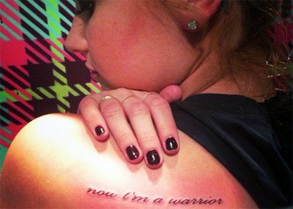 Demi Lovato: Njen nov tatu je verz iz njene pesmi!