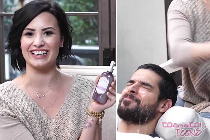 VIDEO! Demi svojega fanta izkoristila za oglaševanje svoje linije!