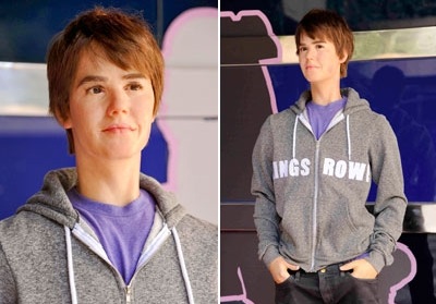 Foto: Voščena lutka Justina Bieberja je navadna polomija!