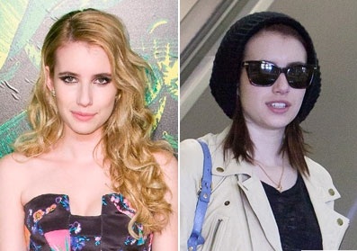 Emma Roberts: Ima temnejšo in krajšo novo pričesko!