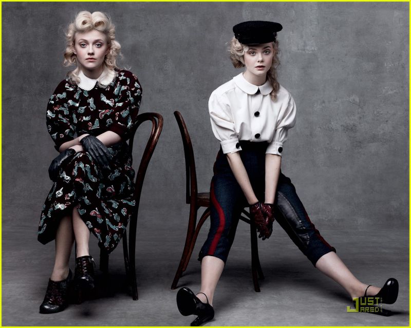 FOTO Slavni sestri Fanning pozirali za revijo Vogue