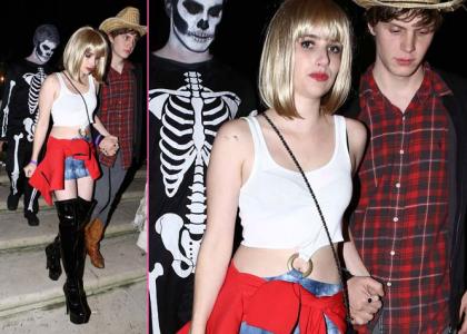 Foto: Hilary Duff in Emma Roberts: Poglej, v kaj sta se našemili za noč čarovnic!