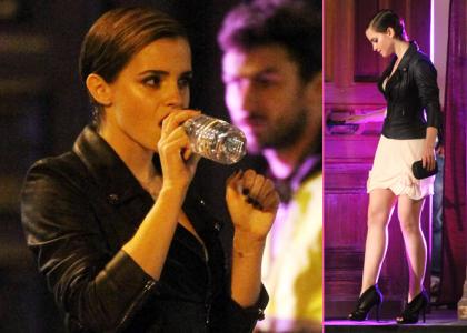 FOTO: Emma Watson: Na snemanju reklame za Lancome hudo seksi